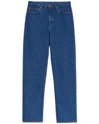 Jil Sander - Regular Denim Trousers - Lyst