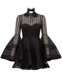 Zimmermann - Valiant Lantern Mini Dress - Lyst