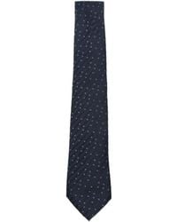 Giorgio Armani - Polka-Dot Diagonal-Stripe Tie - Lyst