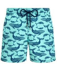 Vilebrequin - Whale-Print Swim Shorts - Lyst
