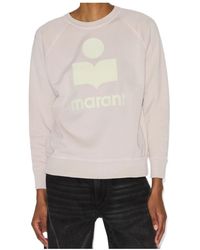 Isabel Marant - Isabel Marant Étoile Logo-Printed Crewneck Sweatshirt - Lyst