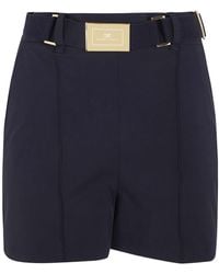 Elisabetta Franchi - Belt Shorts - Lyst