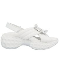 Roger Vivier - Embellished Buckle Sandals - Lyst