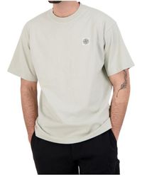 Stone Island - Logo Patch Crewneck T-Shirt - Lyst