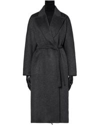 Max Mara - Atelier Mxtvista Belted Long Coat - Lyst