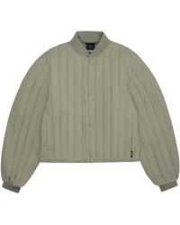 Rains - Snap-Button Long-Sleeved Cotton Coat - Lyst