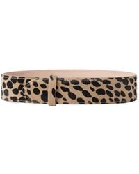 KHAITE - Theo Leopard Printed Belt - Lyst