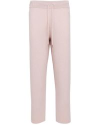 Moncler - Wool Cashmere Jogging Pants - Lyst