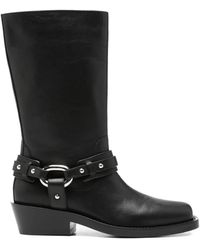 Rabanne - Block-Heel Ankle Boots - Lyst