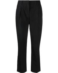 Prada - Cropped Tailored Trousers - Lyst