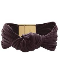 Bottega Veneta - Knot Leather Bracelet - Lyst