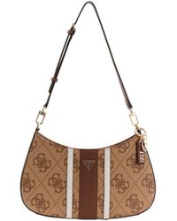 Guess - Zippered Shoulder Bag - Lyst