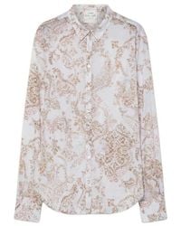 forte_forte - Floral Print Voile Shirt - Lyst