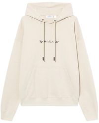 Off-White c/o Virgil Abloh - Script Arrow Diagonal Skate Hoodie - Lyst
