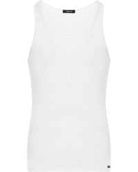 Tom Ford - Ribbed Crewneck Tank Top - Lyst