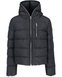 Rick Owens - Hooded Quilted Down Jacket - Lyst