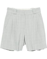 Blazé Milano - After You Fell Pinstripe Pleated Shorts - Lyst