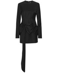 ROTATE BIRGER CHRISTENSEN - Maxi Bow Mini Dress - Lyst