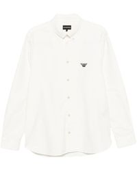 Emporio Armani - ロゴパッチ シャツ - Lyst