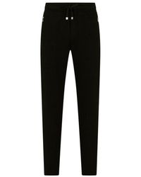 Dolce & Gabbana - Drawstring Waist Jersey Sweatpants - Lyst