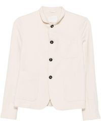 Circolo 1901 - Mandarin-Collar Patch-Pocket Jacket - Lyst