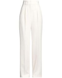Max Mara - Solid Color Wide-Leg Trousers - Lyst