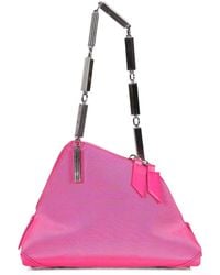 The Attico - The La Scala Chain-Link Zip-Up Clutch Bag - Lyst