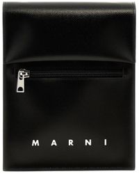Marni - Tribeca Logo Printed Crossbody Bag - Lyst