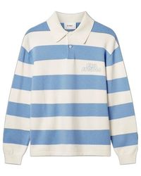 Axel Arigato - Rey Striped Logo Polo Shirt - Lyst