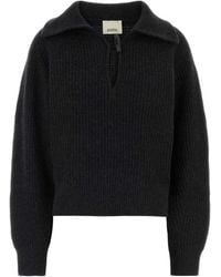 Isabel Marant - Miranda Half Zip Knitted Sweater - Lyst