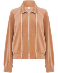 Chloé - Chloé High-Neck Logo Track Jacket - Lyst