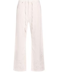 Rag & Bone - Solid Color Straight-Leg Trousers - Lyst