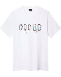 Paul Smith - Carabiner-Graphic T-Shirt - Lyst