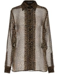 Tom Ford - Leopard-Printed Long-Sleeved Shirt - Lyst
