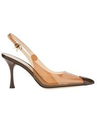 Gianvito Rossi - 85Mm Diana Slingback Heeled Pumps - Lyst