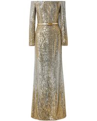 Elie Saab - And Sequin Gradient Evening Gown - Lyst