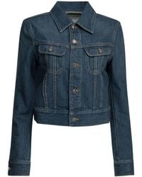 Givenchy - Regular Fitted Denim Jacket - Lyst