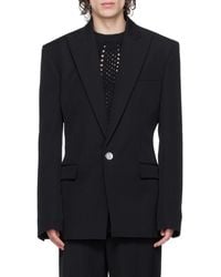 Balmain - Single Breasted Tailored Blazer - Lyst
