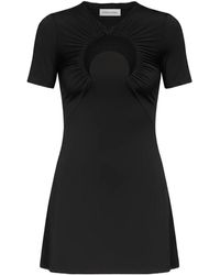 Marine Serre - Moon Gathered Mini Dress - Lyst