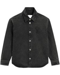 Ami Paris - Relaxed Denim Shirt - Lyst