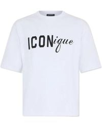 DSquared² - Iconique Loose Fit T-Shirt - Lyst