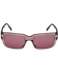Tom Ford - Sunglasses With Rectangular Frames - Lyst