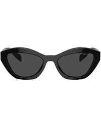 Prada - Symbole Logo Sunglasses - Lyst