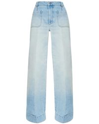 Victoria Beckham - Patch-Pocket Jeans - Lyst