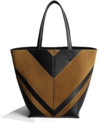 Phoebe Philo - Chevron Top Handle Bag - Lyst