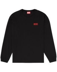 DIESEL - T-Boxt-Ls-Bisk Long Sleeved T-Shirt - Lyst