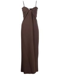 Valentino - Draped Detailing Cami Dress - Lyst