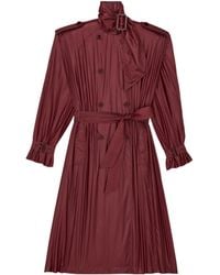 Saint Laurent - Lavallière Double-Breasted Trench Coat - Lyst