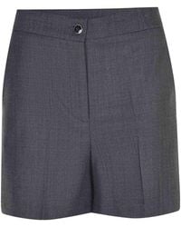 Pinko - Herringbone-Pattern Tailored Shorts - Lyst