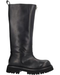 Moschino - Round Toe Zipped Boots - Lyst